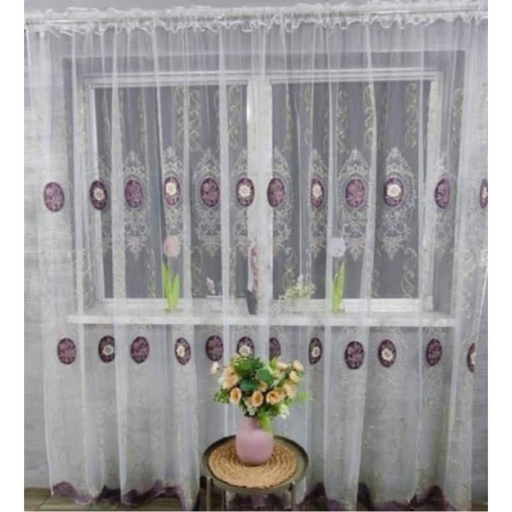 Set unic de perdele Plus draperii decorative pentru sufragerie dormitor, 4 m x 2.50 , PRDL19 DRAPERII