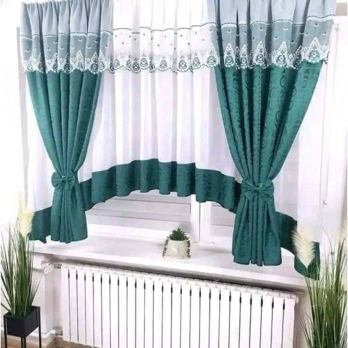 Set unic de perdele Plus draperii decorative pentru sufragerie dormitor, 4 Metri Pe 160cm, PRDL32