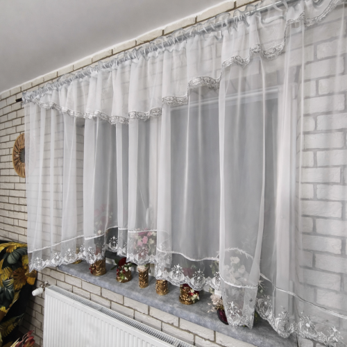 Set unic de perdele Plus draperii decorative pentru sufragerie dormitor, 4 Metri Pe 160cm, PRDL47