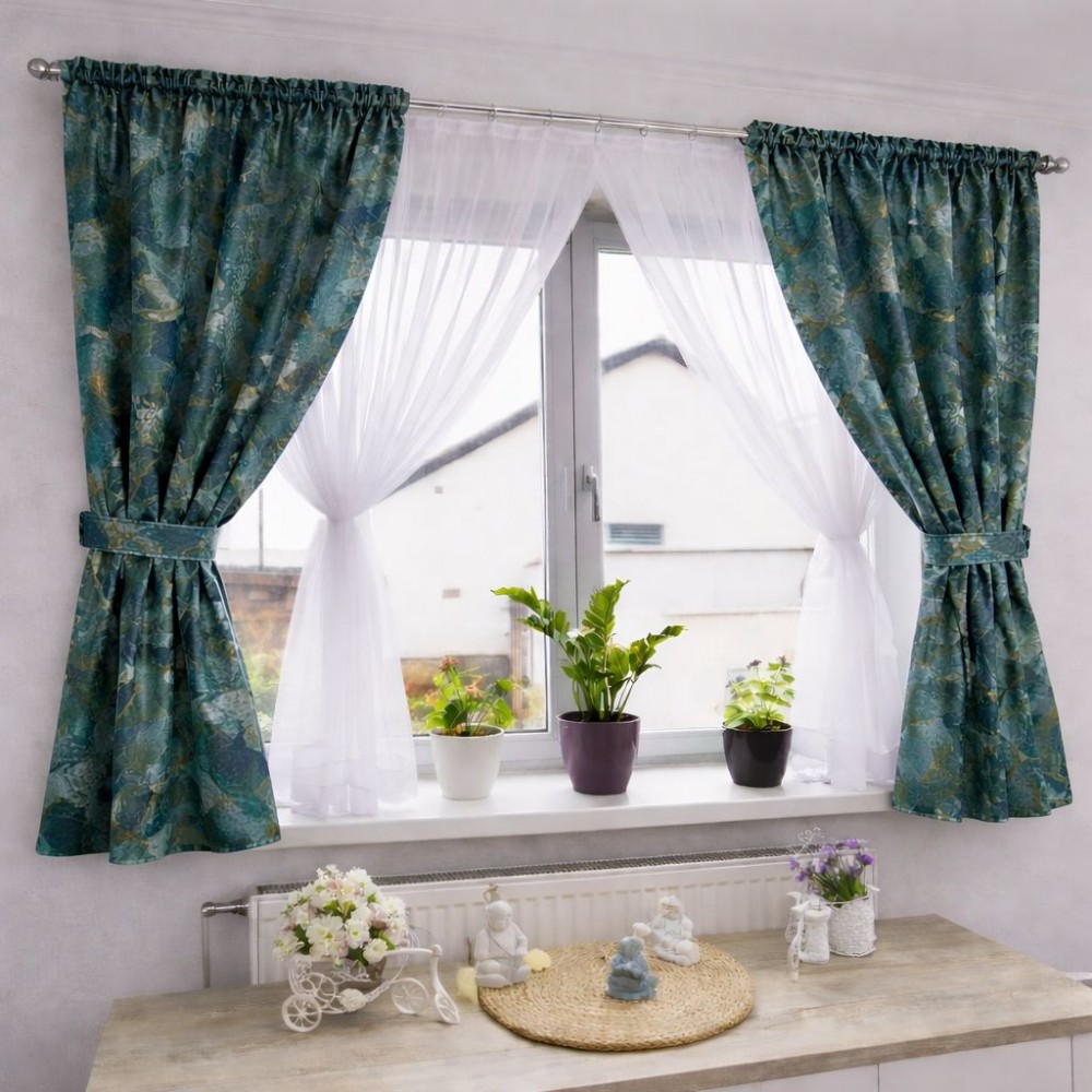 Set Perdea Voal + Draperie Catifea Blackout 400x160 cm PROVENINETA TURCIA, CALITATE GARANTATA!  SET5 DRAPERII