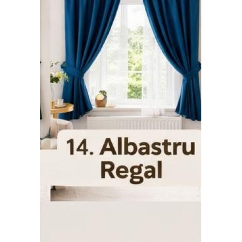 Set Perdea Voal + Draperie Catifea Blackout 400x160 cm PROVENINETA TURCIA, CALITATE GARANTATA!  SET23