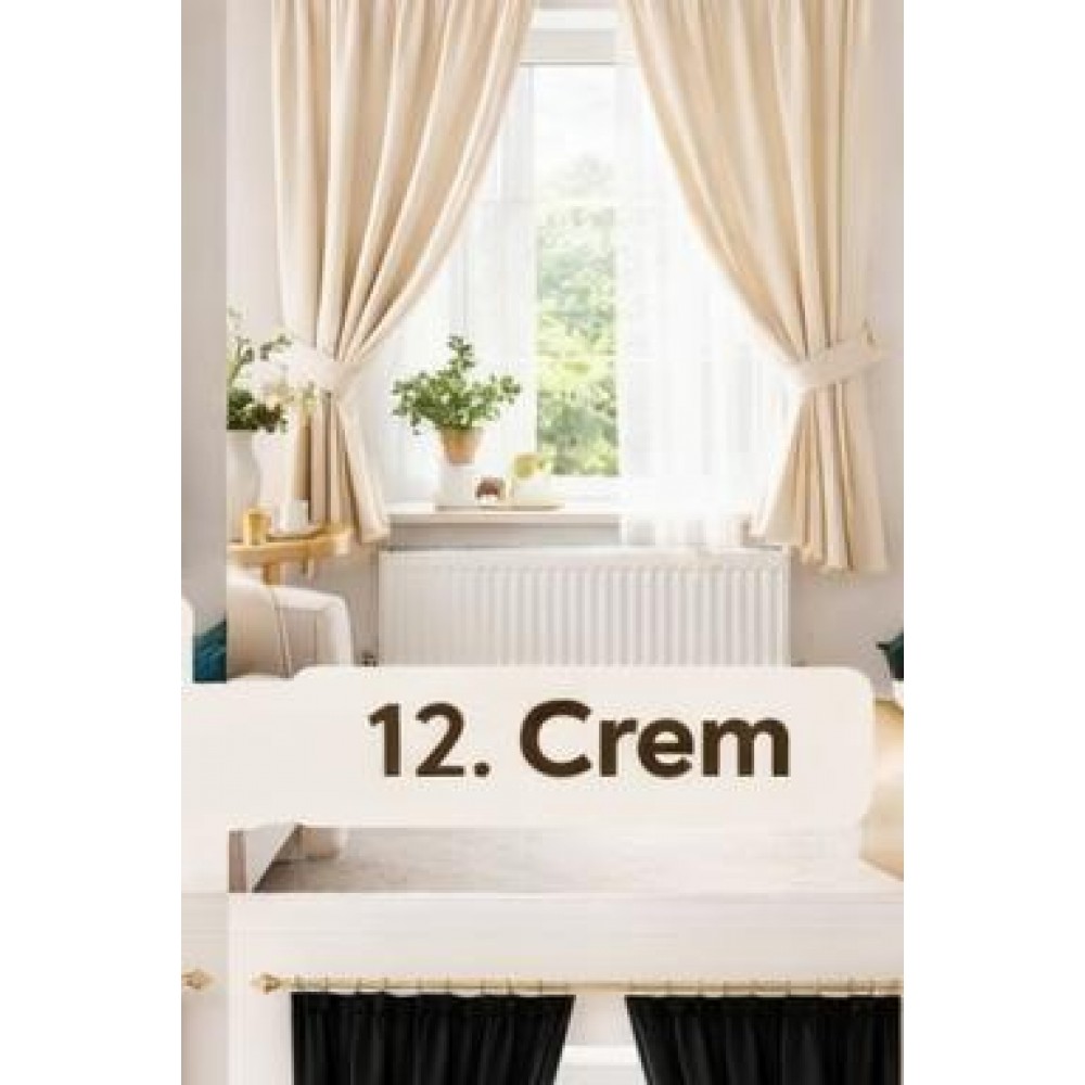 Set Perdea Voal + Draperie Catifea Blackout 400x160 cm PROVENINETA TURCIA, CALITATE GARANTATA!  SET25 DRAPERII