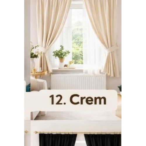 Set Perdea Voal + Draperie Catifea Blackout 400x160 cm PROVENINETA TURCIA, CALITATE GARANTATA!  SET25