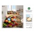 Set Lenjerie Eleganta cu imprimeu de Paște, 6 piese din Finet, Cearceaf de pat 180X200 , Pat 2 Persoane, BL5