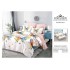 Lenjerie de Pat 6 Piese – Pat Dublu (Cearceaf cu Elastic) 180X200 CM , L6PM5