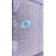 Cuvertura de lux cu broderie eleganta, 6 piese, pat 2 persoane, roz pudra model inimioare, CL6PL13 CUVERTURI LUX 6 PIESE  CATIFEA