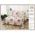 Cuvertura cu DOUĂ FEȚE pentru pat dublu din Bumbac Satinat cu model, Matlasata, 230x250cm, CVT92