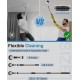 Perie electrica rotativa de curatate 9 in 1 – 9 capete multifunctionale, 2 viteze, maner telescopic PR91