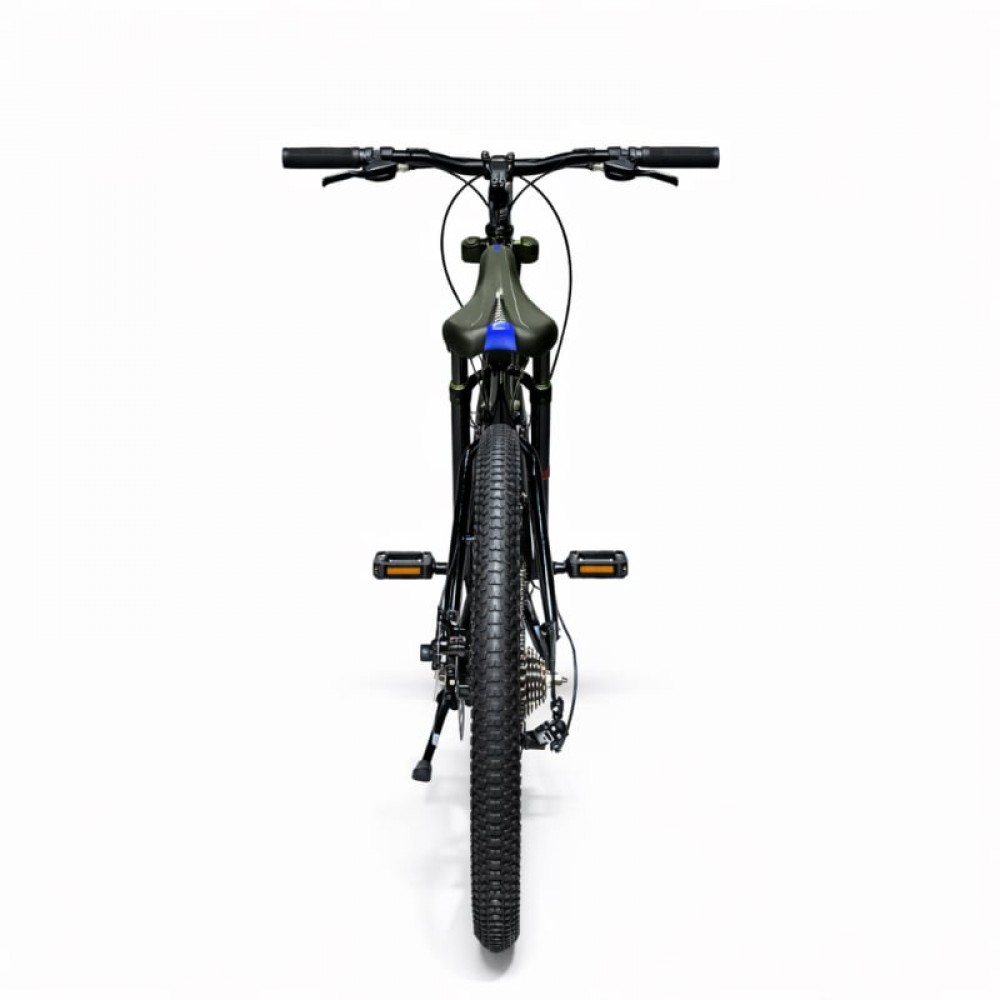 Bicicletă Caraiman, pliabilă, roți 26 inch, cu dublă suspensie, frâne pe disc, albastră 26ZDA BICICLETE ADULTI