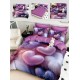 Lenjerie de pat 6 piese 5D cu elastic 180x200 – LF5DM3 LENJERII DIN FINET 5D