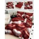 Lenjerie de pat 6 piese 5D cu elastic 180x200 – LF5DM5 LENJERII DIN FINET 5D