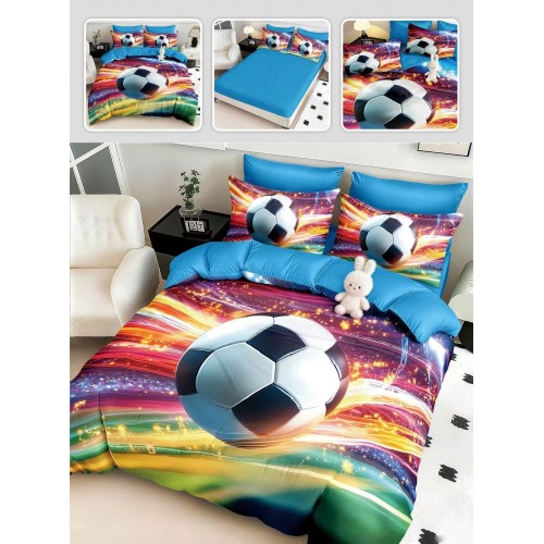 Lenjerie de pat 6 piese 5D cu elastic 180x200 – LF5DM16