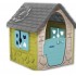DOHANY Prima mea casuta de joaca de exterior pentru copii bej,plastic, 106x98x90cm, LOJ-10