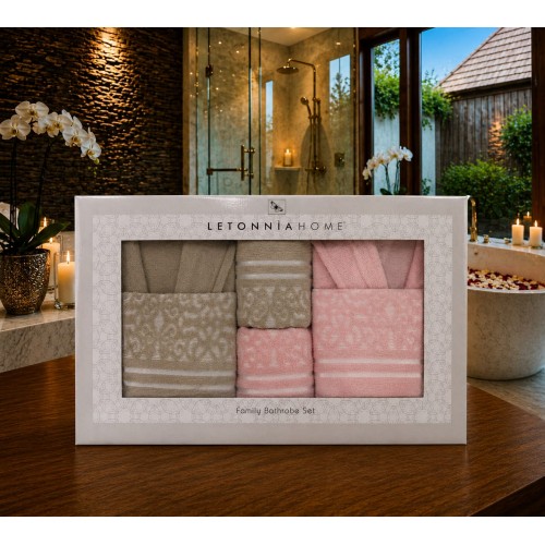 Set halate baie 6 piese – Eleganță și confort premium pentru întreaga familie SH7