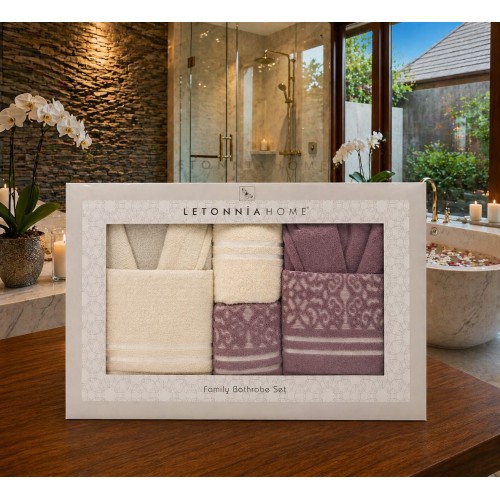 Set halate baie 6 piese – Eleganță și confort premium pentru întreaga familie SH9