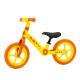 Bicicleta fara pedale de echilibru Dinozaur - PORTOCALIU CU GALBEN BD2 BICICLETE COPII