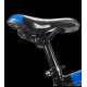 Bicicleta copii 5-7 ani cu roti ajutatoare si bidon pentru apa in suport JHT, 16 inch, albastru