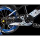 Bicicleta copii 5-7 ani cu roti ajutatoare si bidon pentru apa in suport JHT, 16 inch, albastru