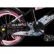 Bicicleta copii 10-14 ani cu roti ajutatoare si bidon pentru apa in suport JHT, 20 inch, Roz