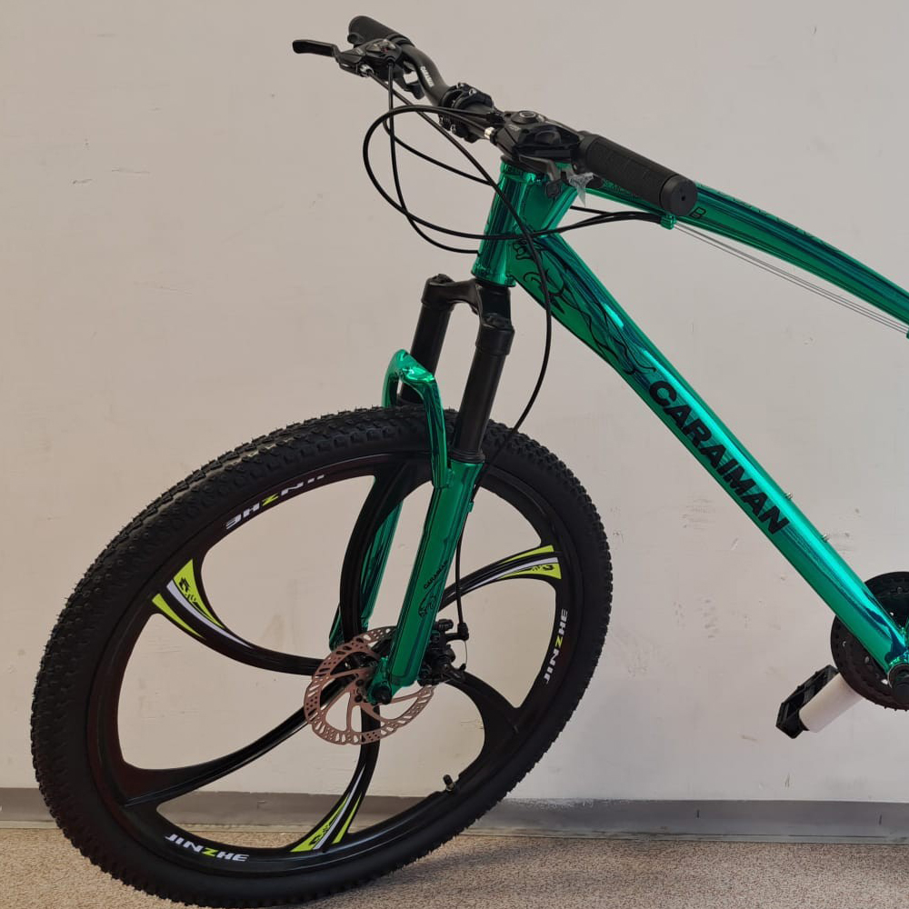 Bicicletă MTB CARAIMAN 26 MS – Design Premium Gold Mirror, Cadru Ușor, Frâne pe Disc BICICLETE ADULTI