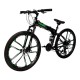 Bicicletă Caraiman, pliabilă, roți 26 inch, cu dublă suspensie, frâne pe disc, VERDE 26ZDV BICICLETE ADULTI