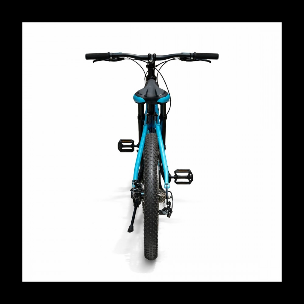 Bicicletă Caraiman, roți 26 inch, cu dublă suspensie, frâne pe disc, 26 GTR-601 Albastru Cameleon BICICLETE ADULTI