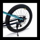 Bicicletă Caraiman, roți 26 inch, cu dublă suspensie, frâne pe disc, 26 GTR-601 Albastru Cameleon BICICLETE ADULTI