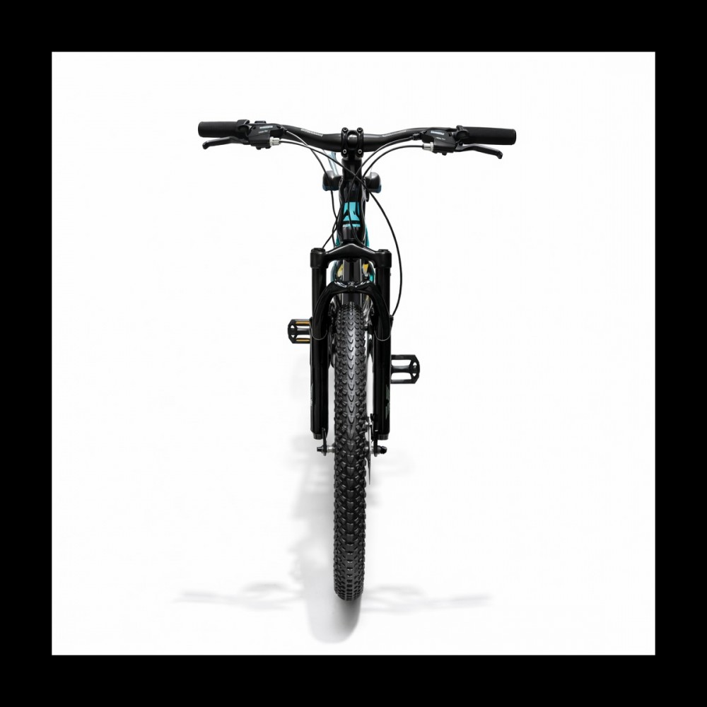 Bicicletă Caraiman, roți 26 inch, cu dublă suspensie, frâne pe disc, 26 GTR-601 Albastru Cameleon BICICLETE ADULTI