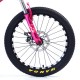 Bicicletă Caraiman, roți 20, cadru oțel, frâne pe disc, 20 CR roz BICICLETE COPII