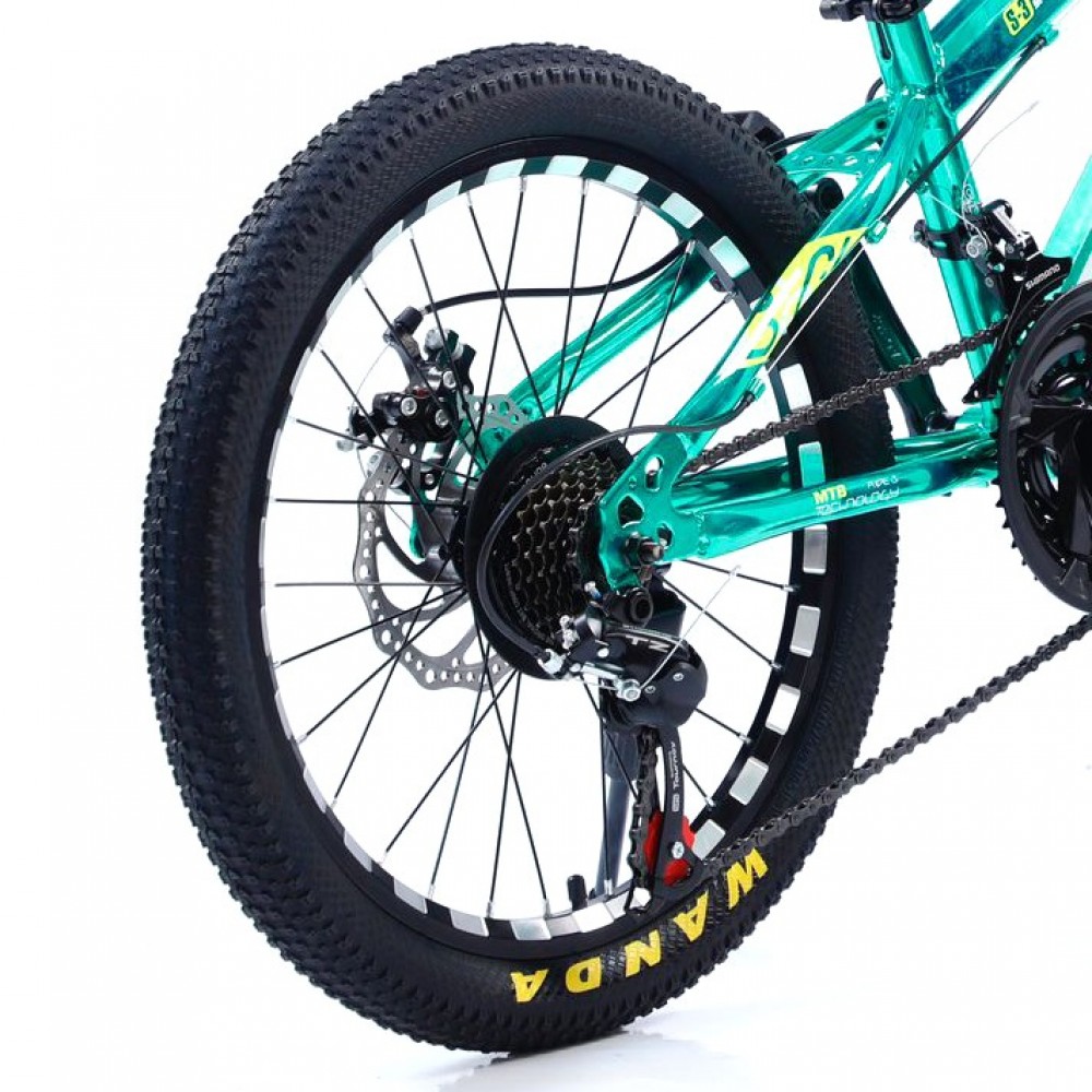 Bicicletă Caraiman, roți 20, cadru oțel, frâne pe disc, 20 CR roz BICICLETE COPII
