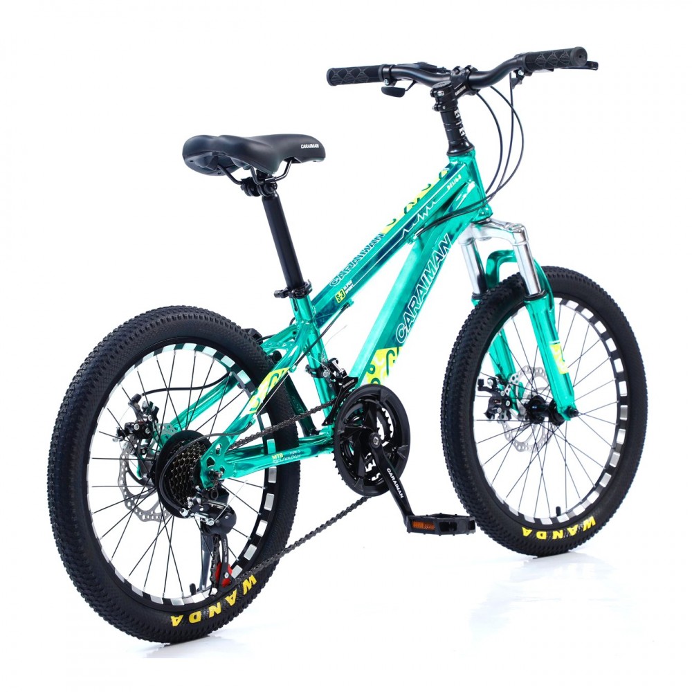 Bicicletă Caraiman, roți 20, cadru oțel, frâne pe disc, 20 CR roz BICICLETE COPII