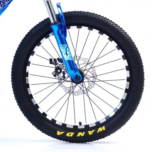 Bicicletă Caraiman, roți 20, cadru oțel, frâne pe disc, 20 CR Albastru