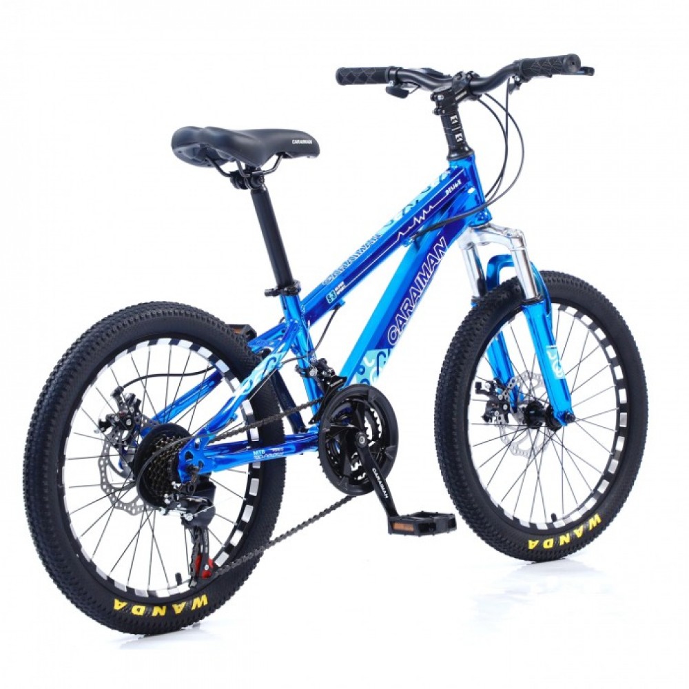 Bicicletă Caraiman, roți 20, cadru oțel, frâne pe disc, 20 CR roz BICICLETE COPII