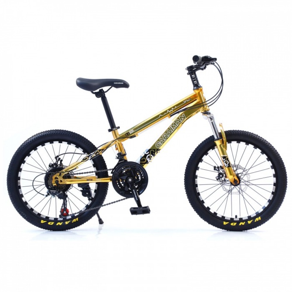 Bicicletă Caraiman, roți 20, cadru oțel, frâne pe disc, 20 CR roz BICICLETE COPII