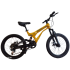 Bicicletă Caraiman, roți 20 inch, cu dublă suspensie, frâne pe disc, 20 GTR-186 AURIU
