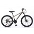 Bicicleta MTB cu Roti de 24 GTR-007, 21 Viteze, Manete Secventiale Shimano, gri/negru
