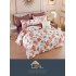 Set Lenjerie Eleganta 6 piese cu elastic din Bumbac Finet, Cearceaf de pat 180x200cm, Pat 2 Persoane, LJ-83