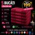 Set 5 Prosoape 70x130 cm Bumbac Premium - Groase, Moi si Absorbante SPROS10