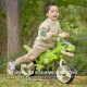 Bicicleta de echilibru copii Verde Dinozaur cu Lumini si Sunete BFPD1