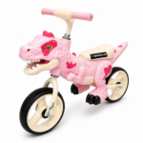Bicicleta de echilibru copii Verde Dinozaur cu Lumini si Sunete BFPD2
