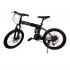 Bicicletă Caraiman, 20ZD, pliabilă, roți 20 inch, cu dublă suspensie, frâne pe disc, verde 20ZD1