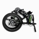 Bicicletă Caraiman, 20ZD, pliabilă, roți 20 inch, cu dublă suspensie, frâne pe disc, verde 20ZD1