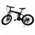 Bicicletă Caraiman, 20ZD, pliabilă, roți 20 inch, cu dublă suspensie, frâne pe disc, ROSU 20ZD2