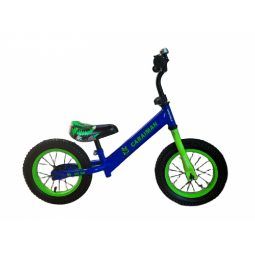 Bicicleta de echilibru copii Caraiman DS Bike roti 12” albastru-verde BFPT2