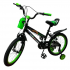 Bicicleta Caraiman 14J, Verde, cu Roti 14 inch, Roti Ajutatoare, Suport Sticla Apa, pentru copii cu varsta intre 4-7 ani