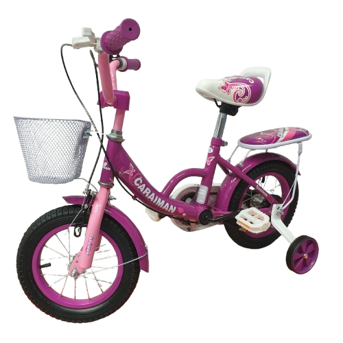 Bicicleta Caraiman, 16G, 16 inch, Roti Ajutatoare, Varsta 4-8 ani, Mov