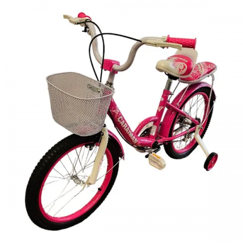 Bicicleta Caraiman, 16G, 16 inch, Roti Ajutatoare, Varsta 4-8 ani, Roz