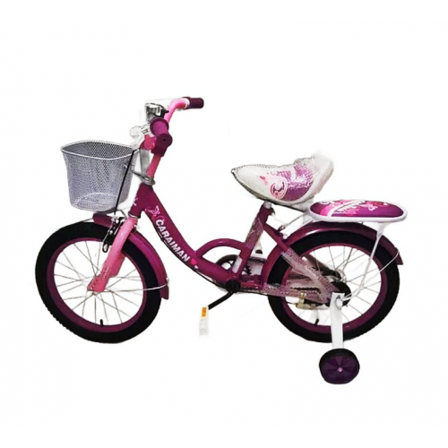 Bicicleta Caraiman, 20G, 20 inch, Roti Ajutatoare, Varsta 7-12 ani, Mov