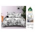 Lenjerie de Pat 2 Persoane 4 Piese cu Elastic – Model Modern, CEARCEAF CU ELASTIC 180X200,LTY11