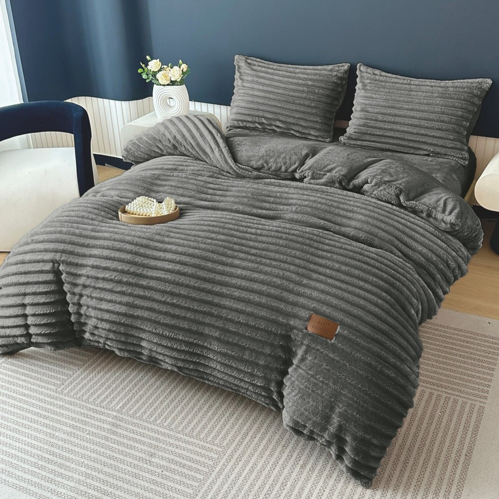 Lenjerie Cocolino pat dublu ,tip raiat,  4 piese, cu ELASTIC 180X200  LCTRC2 Lenjerii cocolino 4 piese cu ELASTIC